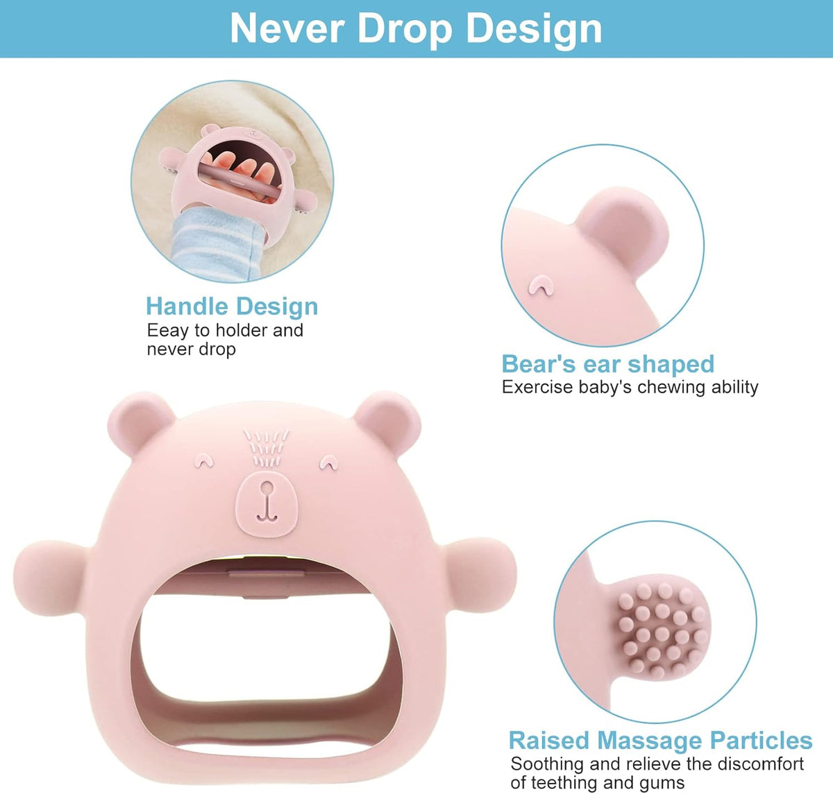 BearMunch Teething Mitt