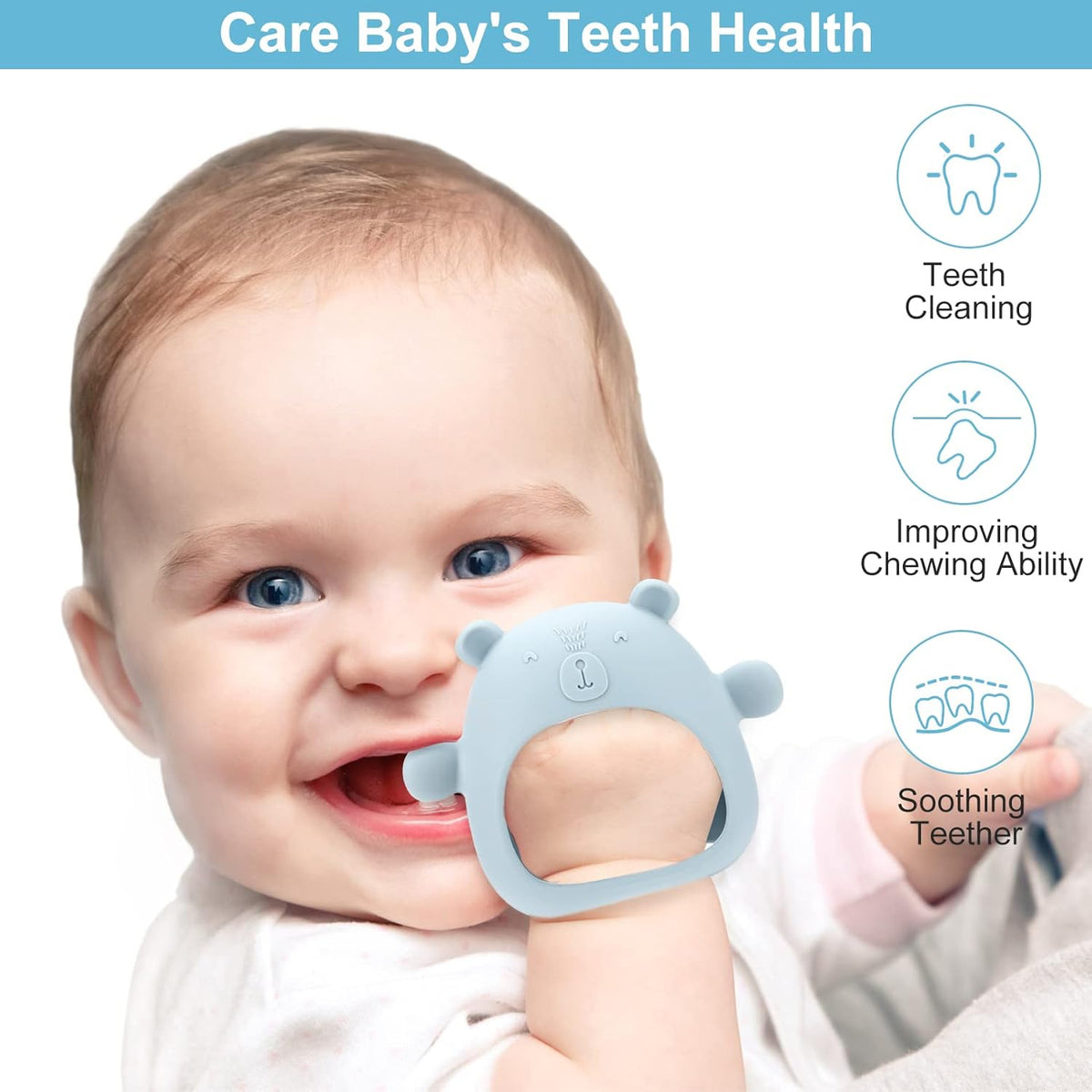 BearMunch Teething Mitt